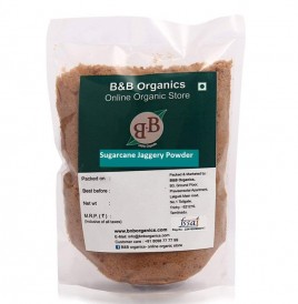 B&B Organics Sugarcane jaggery Powder   Pack  1 kilogram